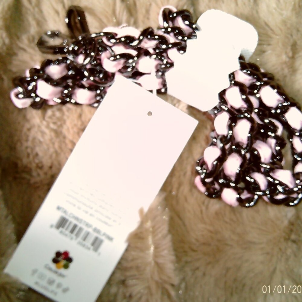 Lug Shimmy LE Ultra X Medium Crossbody in Bubble Pink w/matching ML Chain Strap - Picture 11 of 13